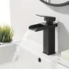 1 Widened Waterfall Type Household Faucet, Bathroom Washbasin Faucet, Sink Hot and Cold Faucet, Bathroom Supplies, Convenient