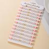 Popular soft pottery letter beads friendship combination bracelet bridal team bohemian beads stacked wearing jewelry