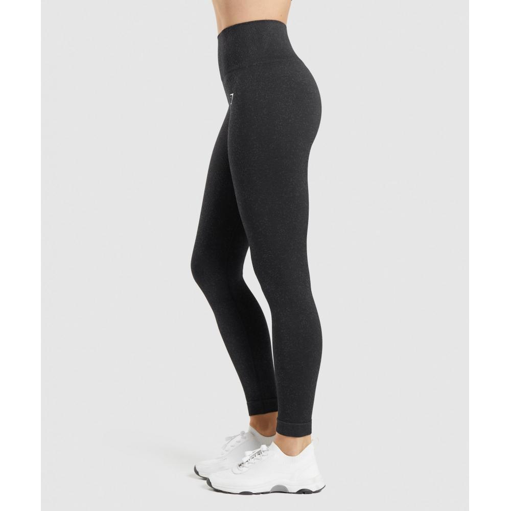 Gymshark Бесшовные леггинсы Adapt Fleck Mineral Black B2a1b Bbdg
