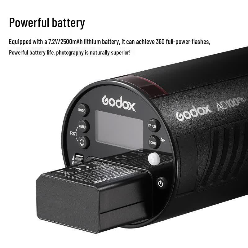 Godox AD100Pro Портативная TTL-вспышка для съемки на улице