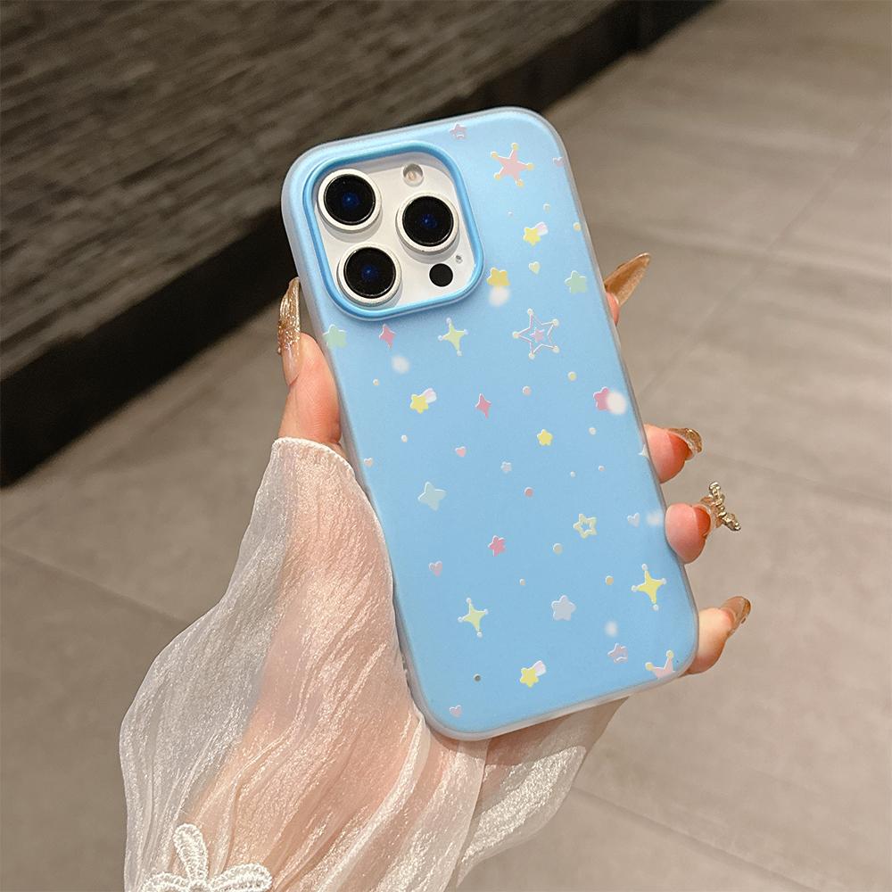 Мультяшный чехол в сине-белую полоску для Motorola Moto Edge 50 Fusion Neo 60 Pro G84 G14 G24 G23 G54 G73 G64 G23 E13 G Power