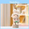 Cute Rabbit Hanging Decoration Soft Plush Bunny Toy With Colorful Floral Design