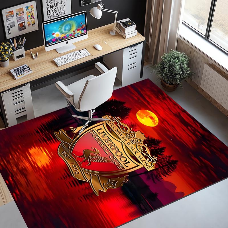 Football team.C Pattern Rug, Indoor/Outdoor Mat, for Picnic, Gameroom, Bedroom, Office, Living Room, Home Decor Carpet, Birthday Gift