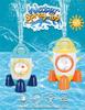 Cross-Border Space Rocket Rotating Sprinkler - Fun Outdoor Water Toy for Kids