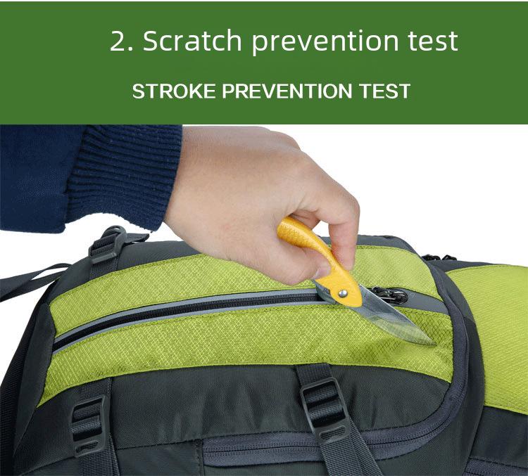 Легкий походный рюкзак из нейлона, 45 л, водонепроницаемый, со светоотражающими полосами, двойная спинка