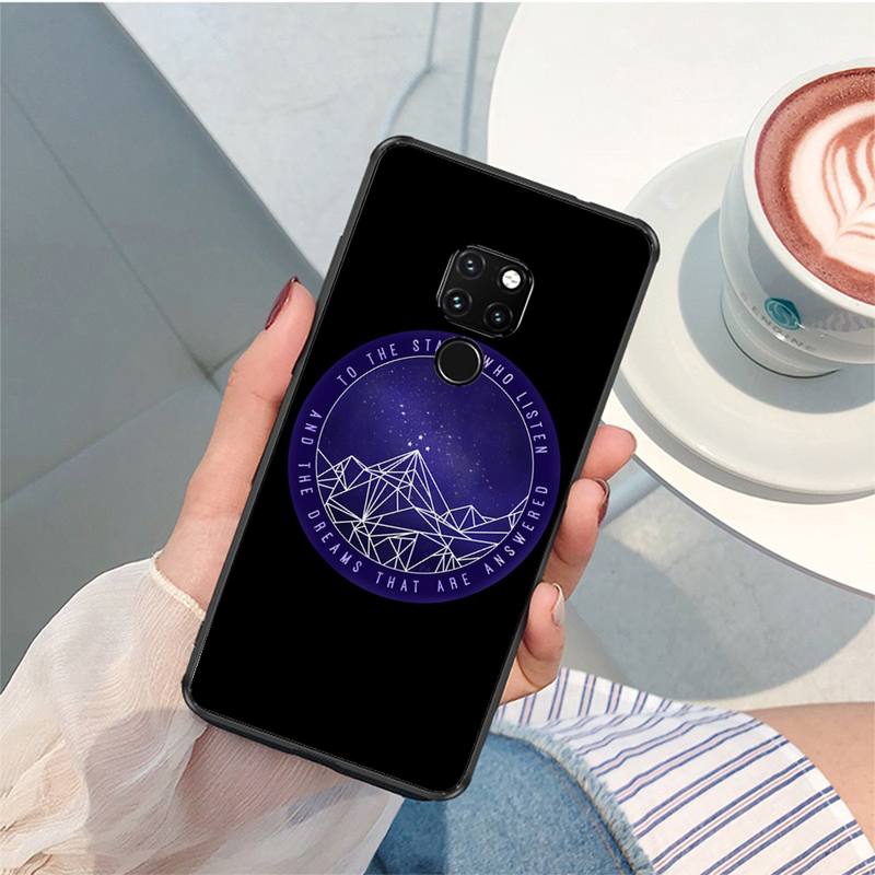 A Court of Mist and Fury Sarah J Maas Phone Case For Huawei Nova3I 3E Mate9 10 20lite 20Pro 40 30pro Funda Case