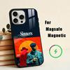 S-Sinners M-Movie-E W-Обои Чехол для Телефона Для iPhone 17,16,15,14,13,12,Plus,Pro,Max для Magsafe Магнитная Беспроводная Зарядка