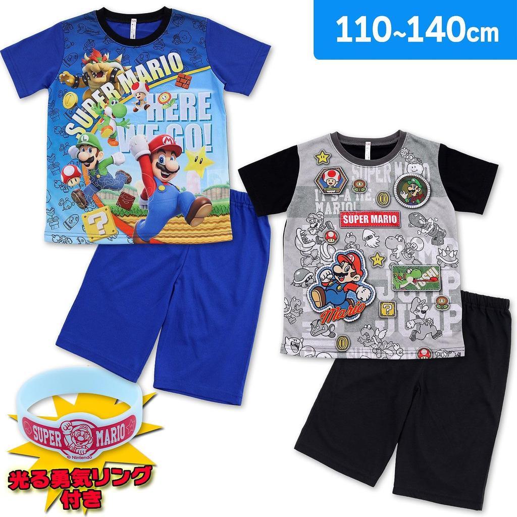 Пижама Супер Марио Луиджи Йоши Боузер Товары для Nintendo Switch Пижама с коротким рукавом Хлопковая смесь Пижамный комплект для мальчиков Пижама Шорты Пижама для мальчиков Игра