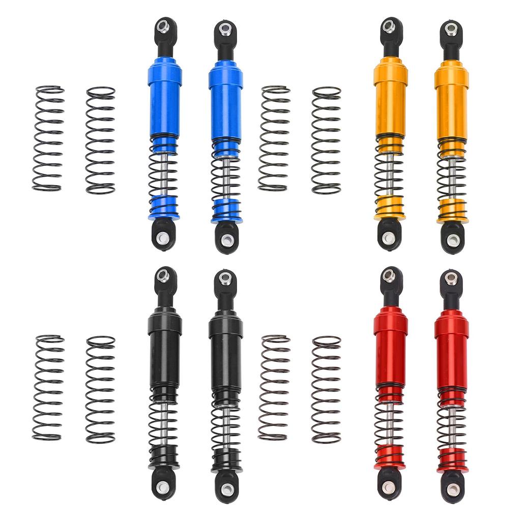 85mm Damper RC Shock Absorber Set Aluminum Alloy Metal 85mm RC Damper Set with Spring Replacement for SCX10 1/10 RC Car Model