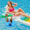 Inflatable Cup Holder Floating Inflatable Coconut Tree Beverage Coasters Flamingo Unicorn Swimming Pool Drink Holder Drink Float