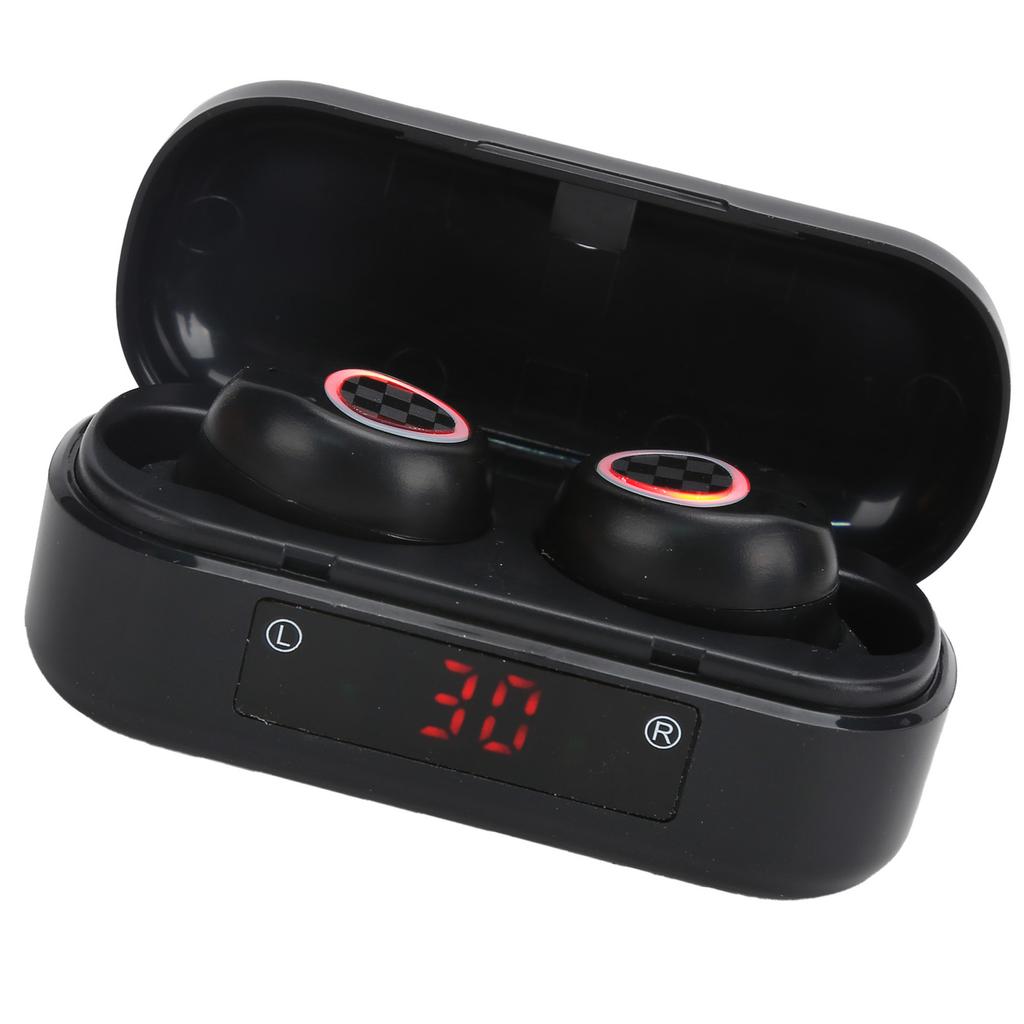 Беспроводные Bluetooth 5.0 стерео наушники V7 с 8D HiFi звуком и зарядным отсеком.