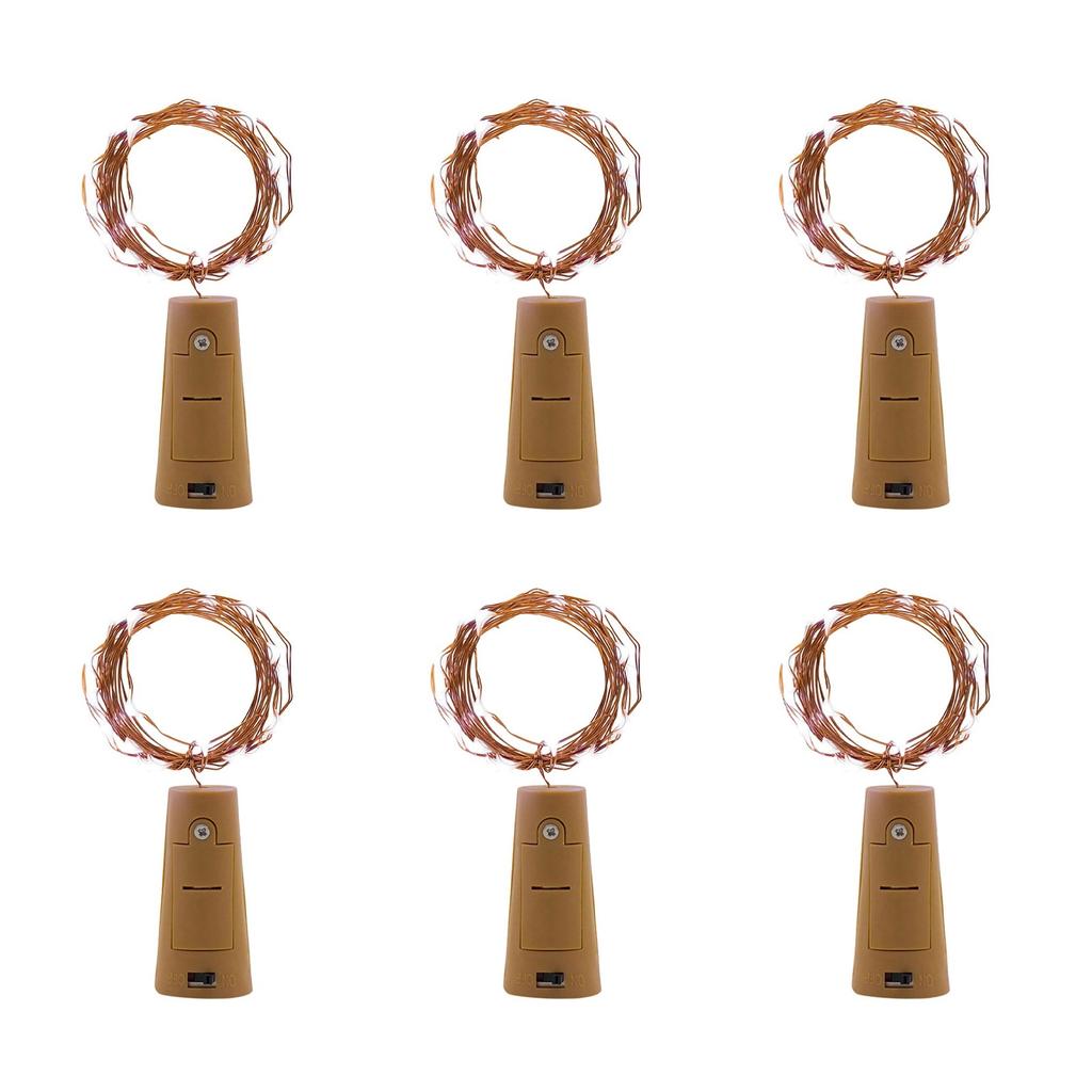 Ramidos LED Bottle String Lights Battery Cork Shaped Christmas Wedding Party