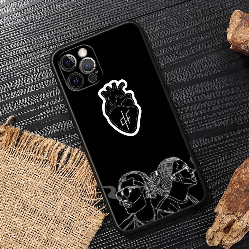 QLF x PNL Brothers Pnl Чехол For iphone 17 Air Чехол For iPhone 11 12 13 14 15 16 17 Pro Max 17Air 16 e Силиконовые Чехлы Мягкая Обложка