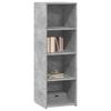 Cabinet Concrete Grey 40x41x124 Cm Engineered Wood