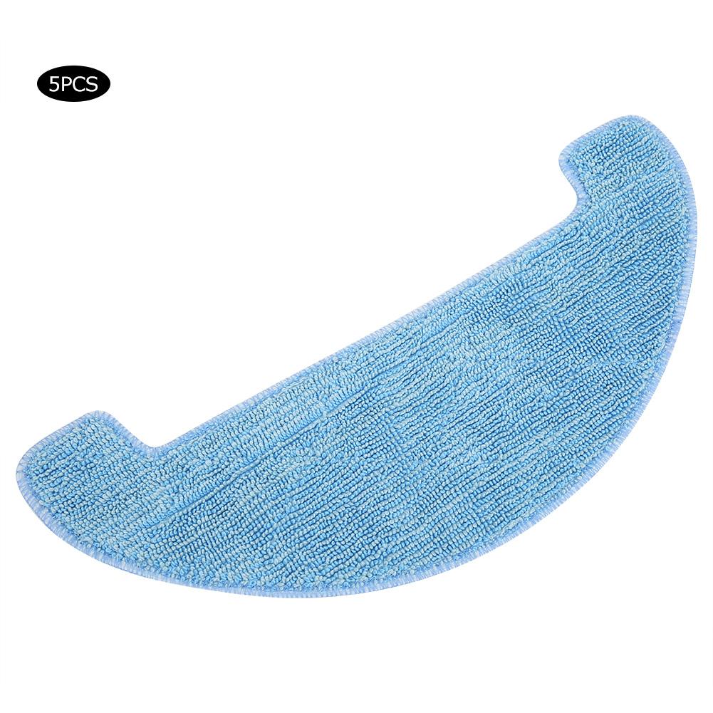 5Pcs Cleaning Fiber Mop Cloth Replacement Spare Parts Fit for Ilife V8 Sweeping Robot