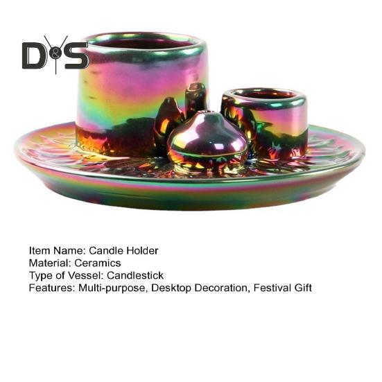 Керамический подсвечник Многоцелевая курильница Пало Санто Палка Белые мудрецы Держатель для пепла Поднос для медитации Йога Домашний офис Рабочий стол