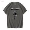 Винтаж Группа Title Fight Цветочный Зеленый Плотный Хлопок Черная Футболка C2209 с длинным или коротким рукавом винтаж Стирка Повседневный Мягкий мода