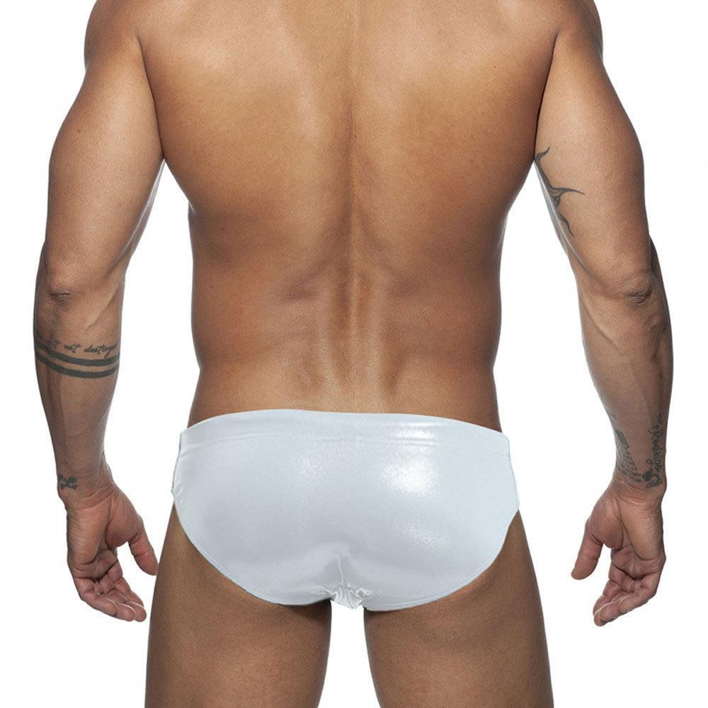 Men's Sparkly Low Waist Quick Dry Triangle Swimming Briefs