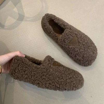 Модные женские бархатные туфли Zapatillas из хлопка, зимние новые туфли Мэри Джейн на мягкой подошве белого цвета, повседневные туфли на плоской подошве, роскошные дизайнерские туфли для женщин