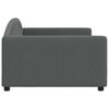 Vidaxl Sofa Z Funkcją Spania, Ciemnoszara, 100X200 Cm, Obita Tkaniną