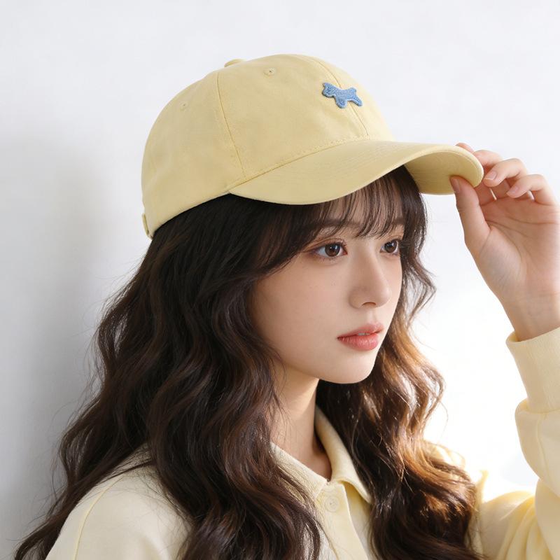 Baseball cap Women's wide brim shows the face Small versatile sun hat Japanese high-quality casual cap