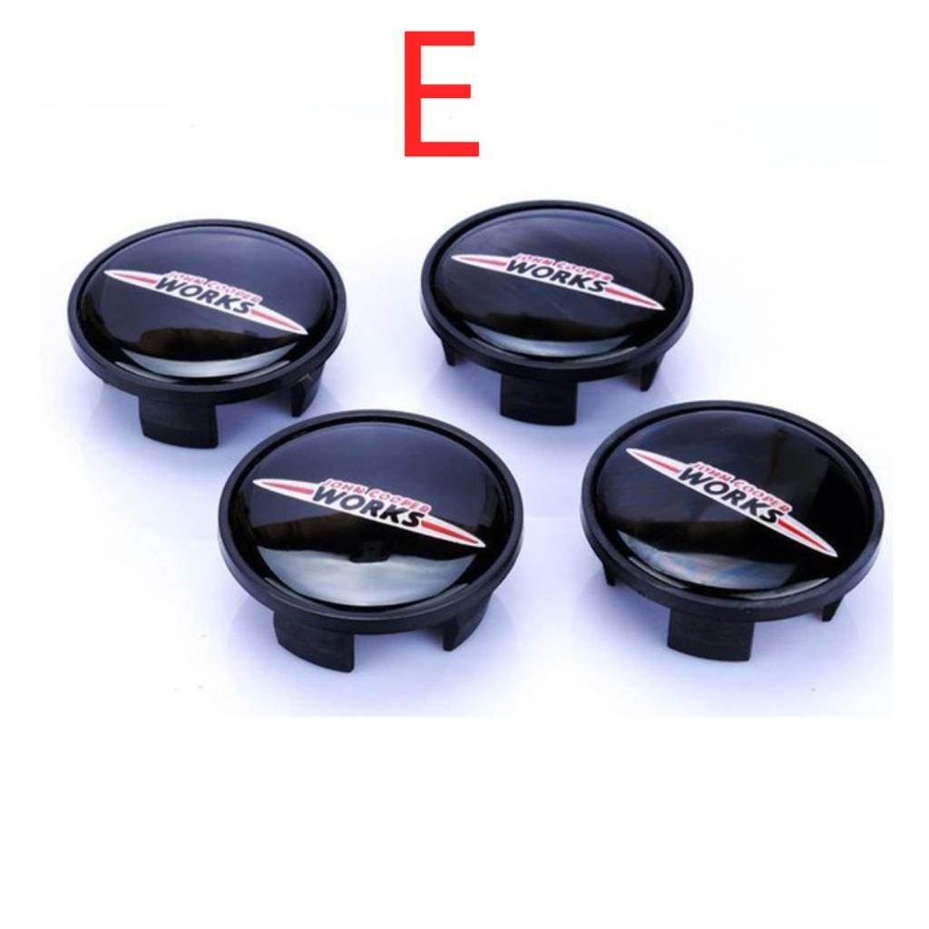 4 шт., 54 мм, колпаки для центральных колес автомобиля из АБС-пластика, эмблема, внешние аксессуары для M/ini Cooper JCW One + S Countryman R55 R56 R57 R60