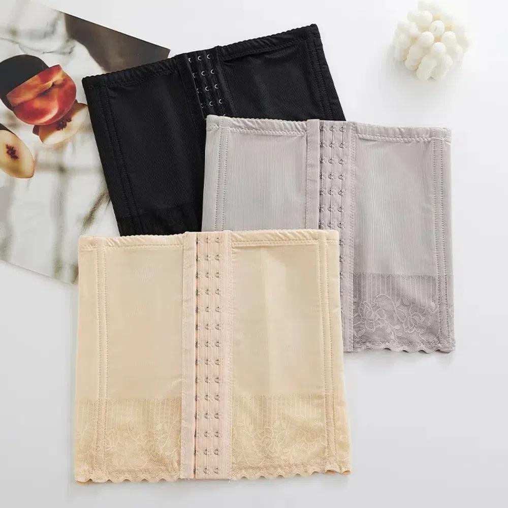 Большой размер Тренажер для талии Бесшовный Кружевной Цветочный Формирователь Эластичное Утягивающее Белье Послеродовое