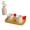 Керамический набор кофейных кружек Duoli в горошек (2-Pack)