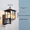 wired 7-inch cross, 8w edison bulb