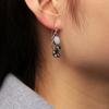 Charm gift Dangle  Hook Multi-Gemstone Moonstone Earrings Amethyst Ear Stud Peridot