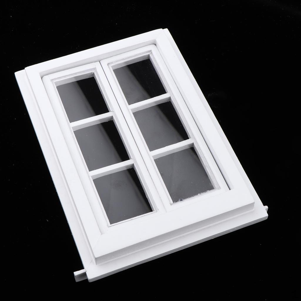 Miniature Window, Furniture /12 Dolls House DIY Decoration Accessories
