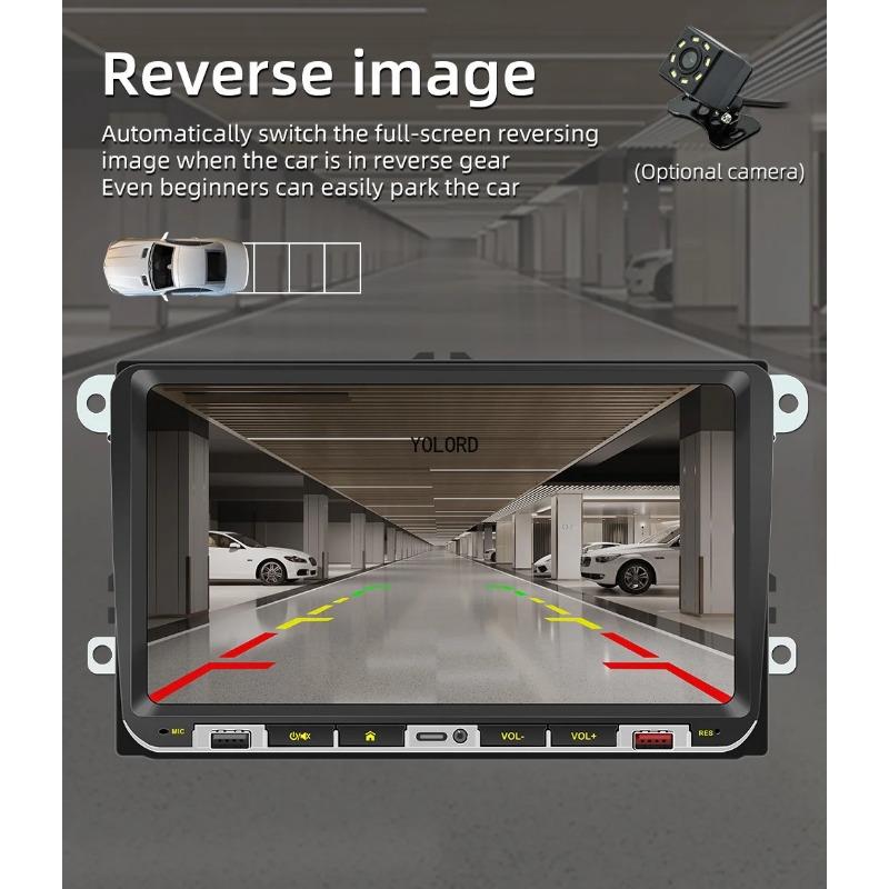 Volkswagen Car Radio 2Din 9 Inch Multimedia Player Reversing Image Car MP5 Carplay Touch Screen 2+32GB