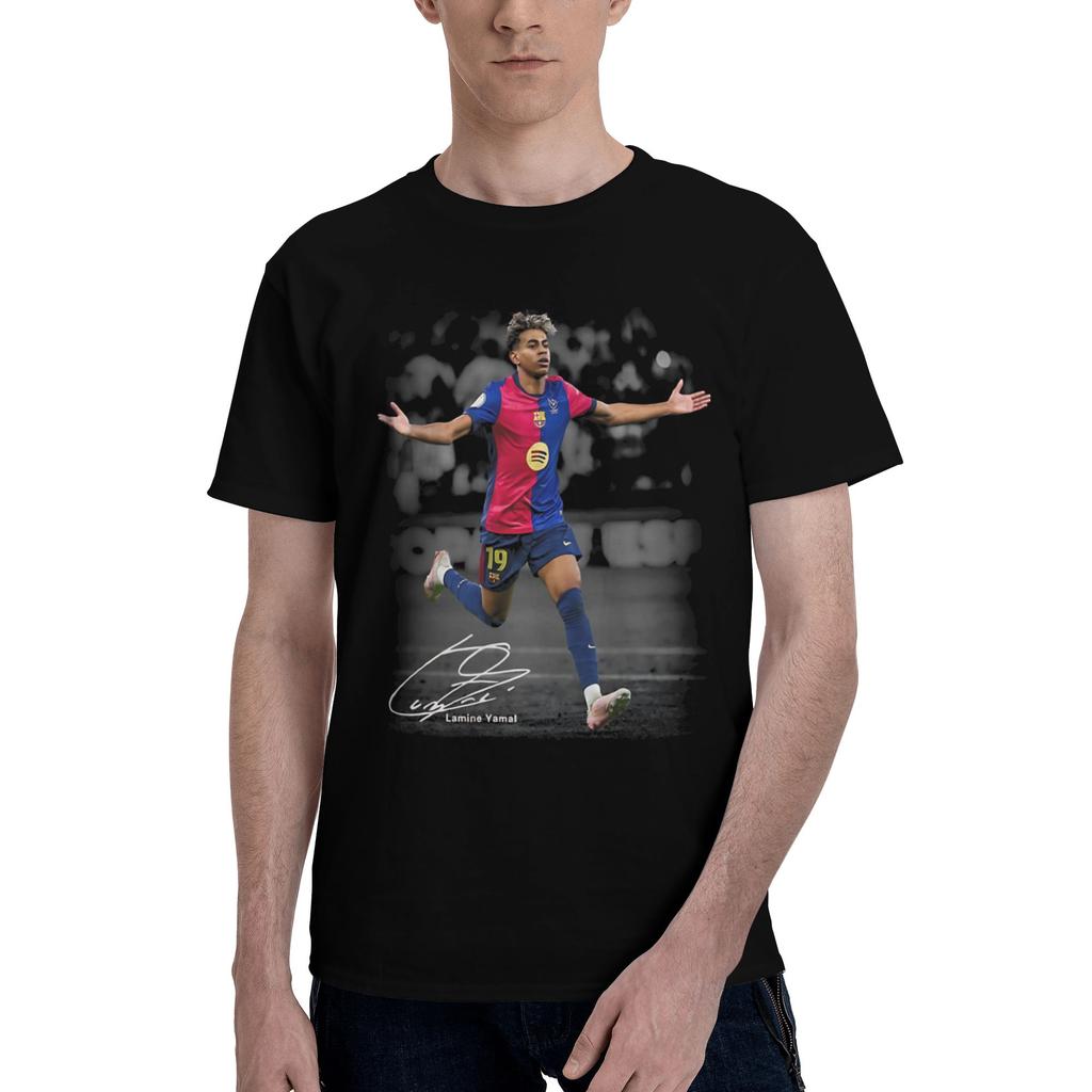 Lamine Yamal Novelty Football Graphic T Shirt Y2k Oversized Unisex Casual Short Sleeve Streetwear Fan Tee