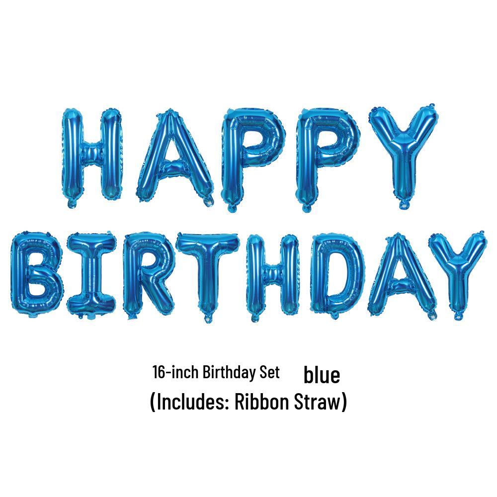 Набор украшений из 16-дюймовых шаров-букв «С Днем рождения»