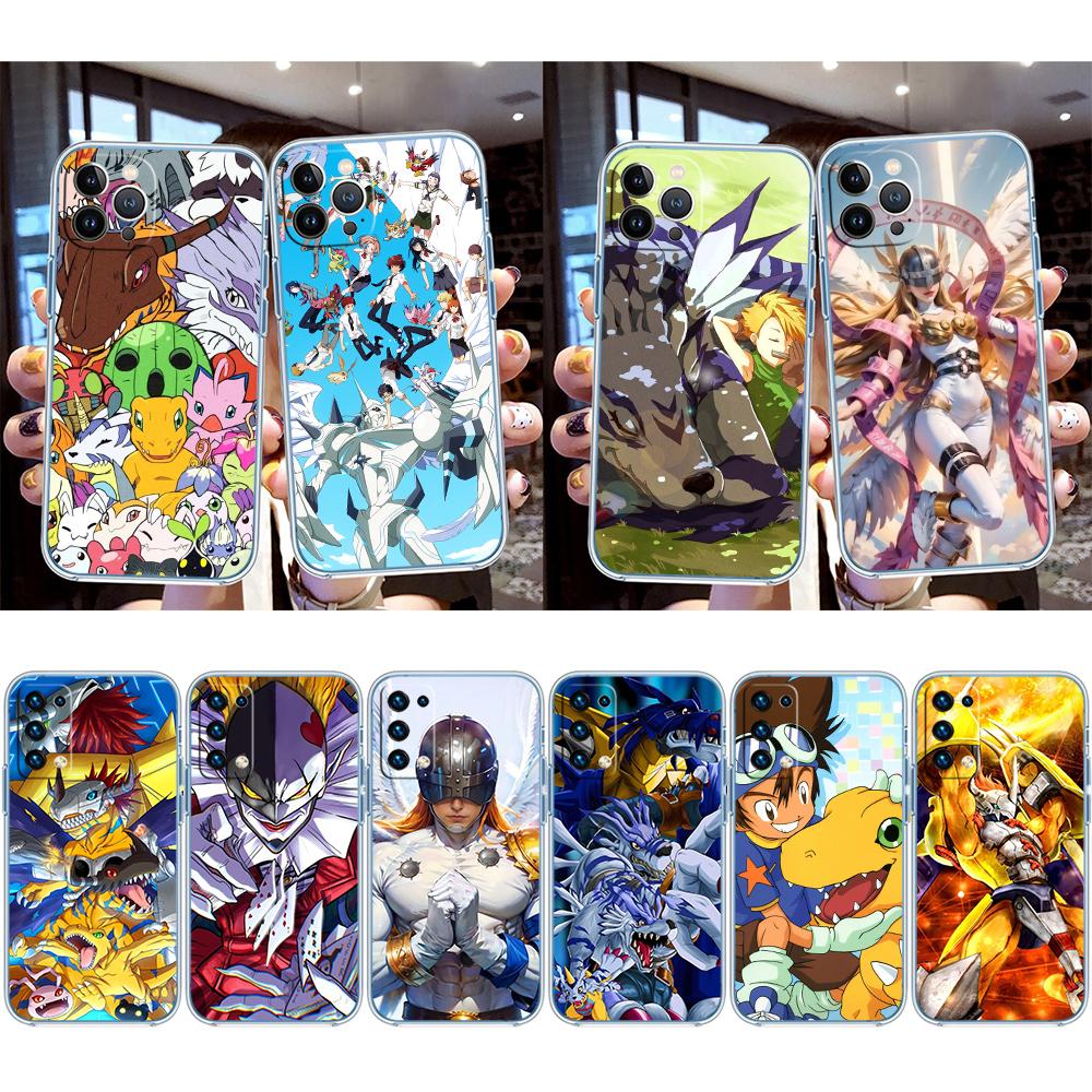 NH51 D-Digimons Transparent Phone Case for LG K22 K30 K40 K40S K41 K42 K50 K50S K51 K51S K52 K61 K62 K71 K92 Q60 Q61 V40 V50 V60