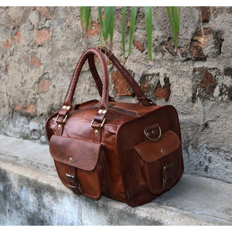Персонализированная кожаная спортивная сумка, дорожная ручная кладь, ночная сумка для спортзала, выходного дня, уникальный подарок жениху, большая спортивная сумка