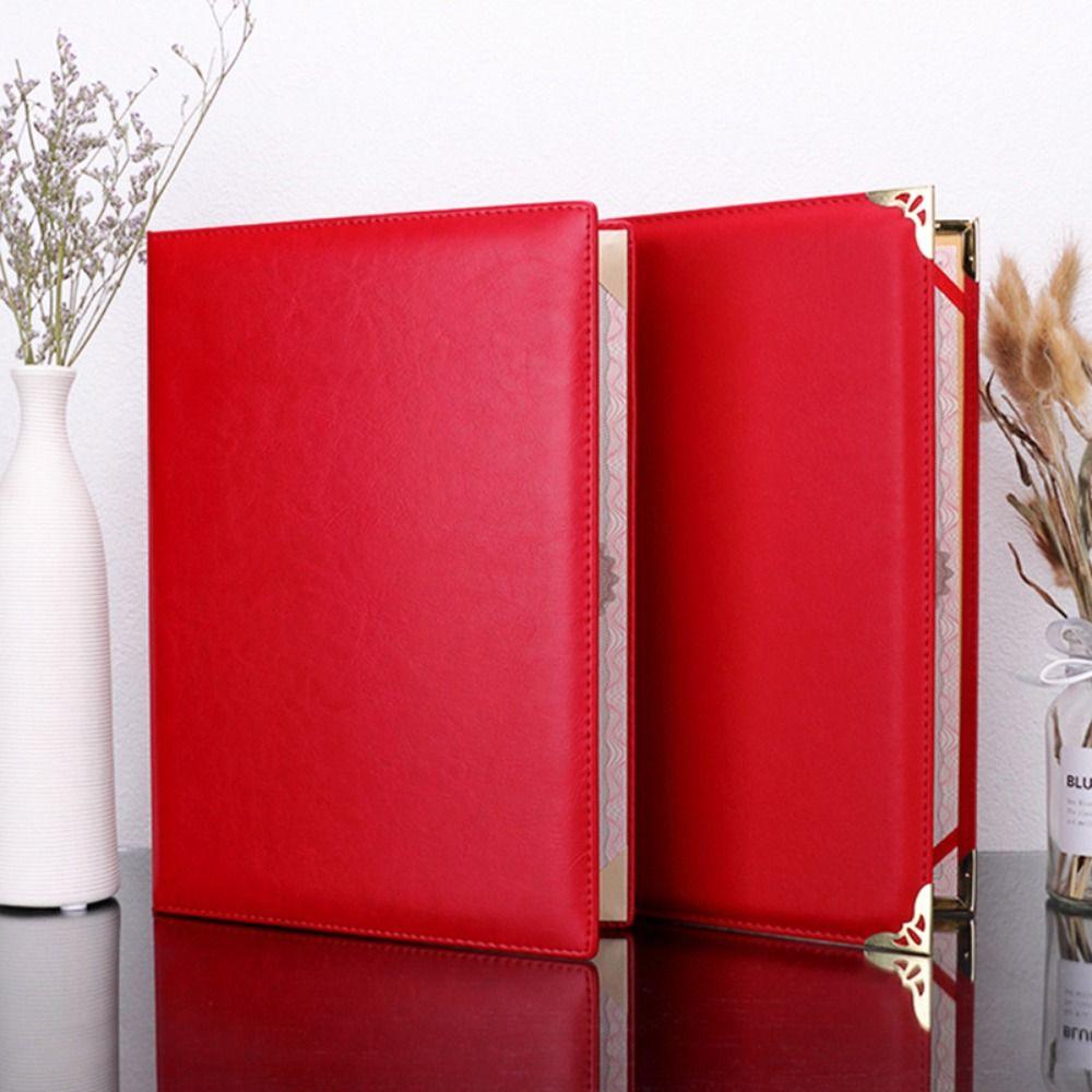 Poetry Reading A3 A4 Art Paper Hardcover Signing Contract Certificate Cover Wedding