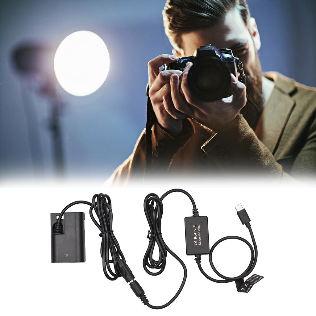 Кабель PD USB TypeC к DRE6, фиктивная батарея, переходник постоянного тока LPE6N, замена для Canon EOS 60D 70D 80D