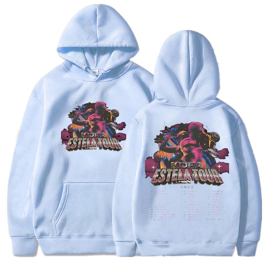 Толстовка Mora Estela с графическим принтом, флис, удобная толстовка, поп-готика, гранж, одежда, повседневные свитера Ropa Hombre