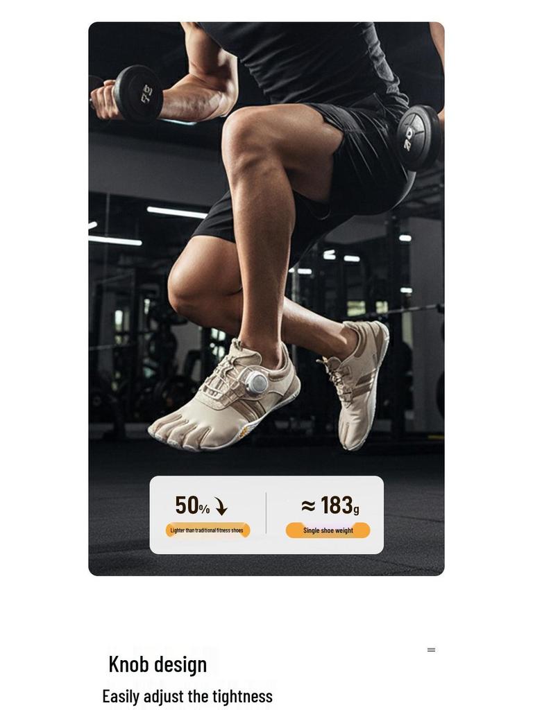 Обувь GallonShark Barefoot с пятью пальцами для йоги и пилатеса для занятий в помещении