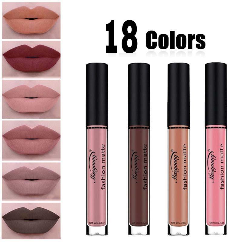 Губная помада Liquid Lip Beauty Makeup Matte Long Lasting 18 цветов