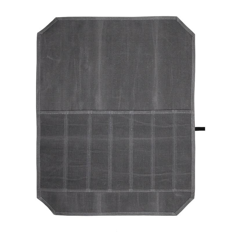 Chef Knife Bag Canvas Knife Roll Bag Kitchen Cooking Portable Durable Carry Bag Knife Storage Pockets Knives Accessories