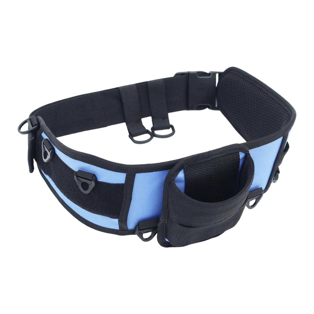 Fishing Fighting Waist Belt Rod Holder, Multiple Hooks, Professional Lightweight for Outdoor, Fishermen, Hiking Boat Fishing,