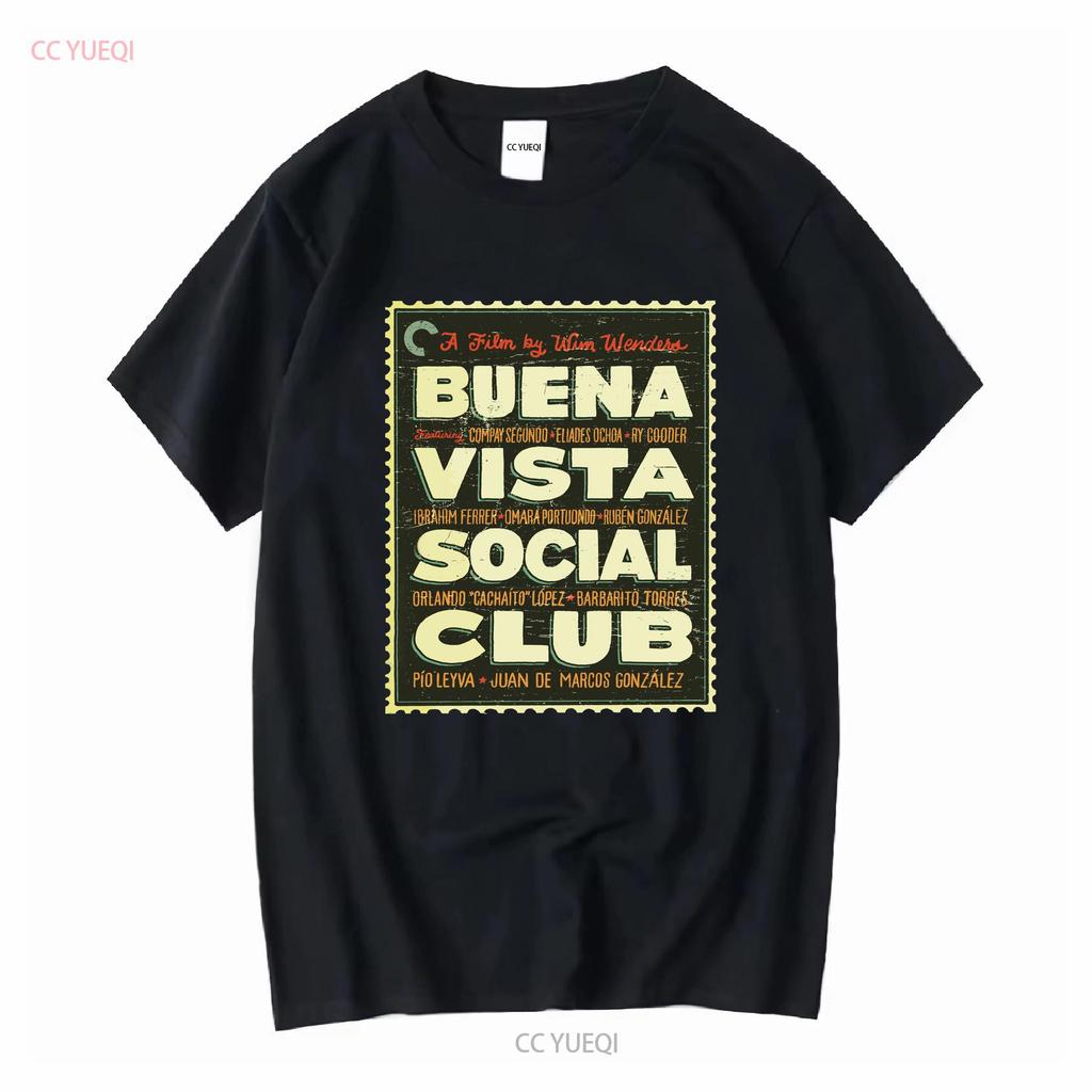 Unisex Cotton Short Sleeve Buena Vista Social Club 1999 Ry Cooder Ibrahim Ferrer Rubén González T Shirt vintage Washed Stylish fashion Unisex,gift,Top