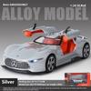 1:24 AMG Vision GT Speed and Furious Модель легкосплавного автомобиля, литая игрушка со звуком и светом, настольные украшения для автомобиля, декоративные игрушки для детей, мальчиков, подарок