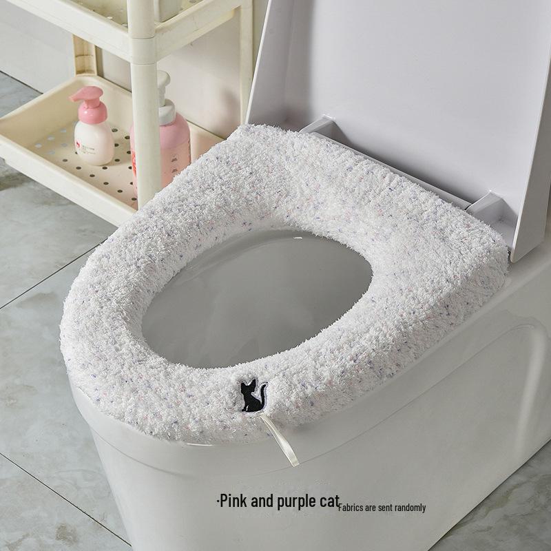 Универсальный всесезонный коврик и чехол для сиденья унитаза