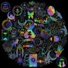 10/50/100PCS Holographic Laser Wizarding World Stickers Holographic Witch Moon Stickers for Watercup Laptop Scrapbook Notebook Diary Stickers