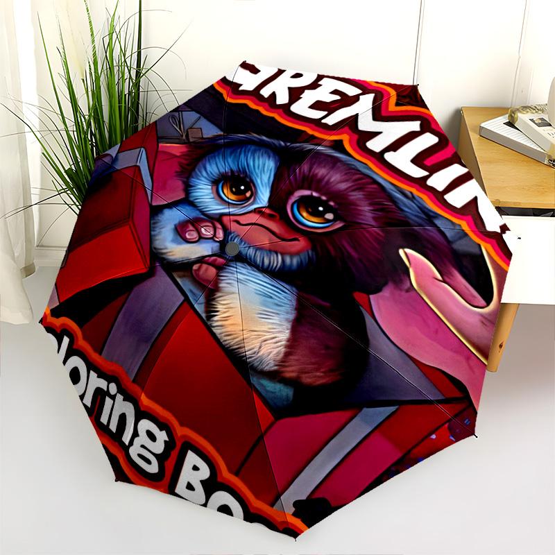 Whimsical Gremlins Adventure Folding umbrella Portable Suitable for all seasons Sun umbrella Three folds Umbrella