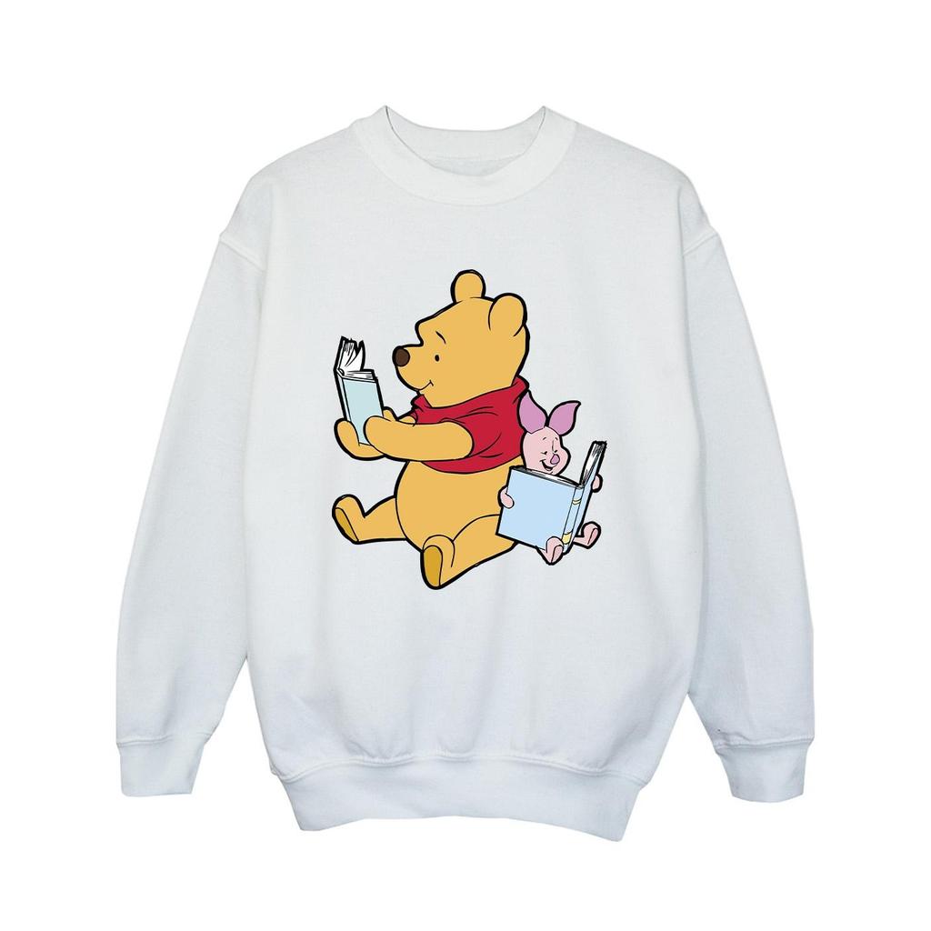 Winnie the Pooh Свитшот для девочек 'Девочки читают'
