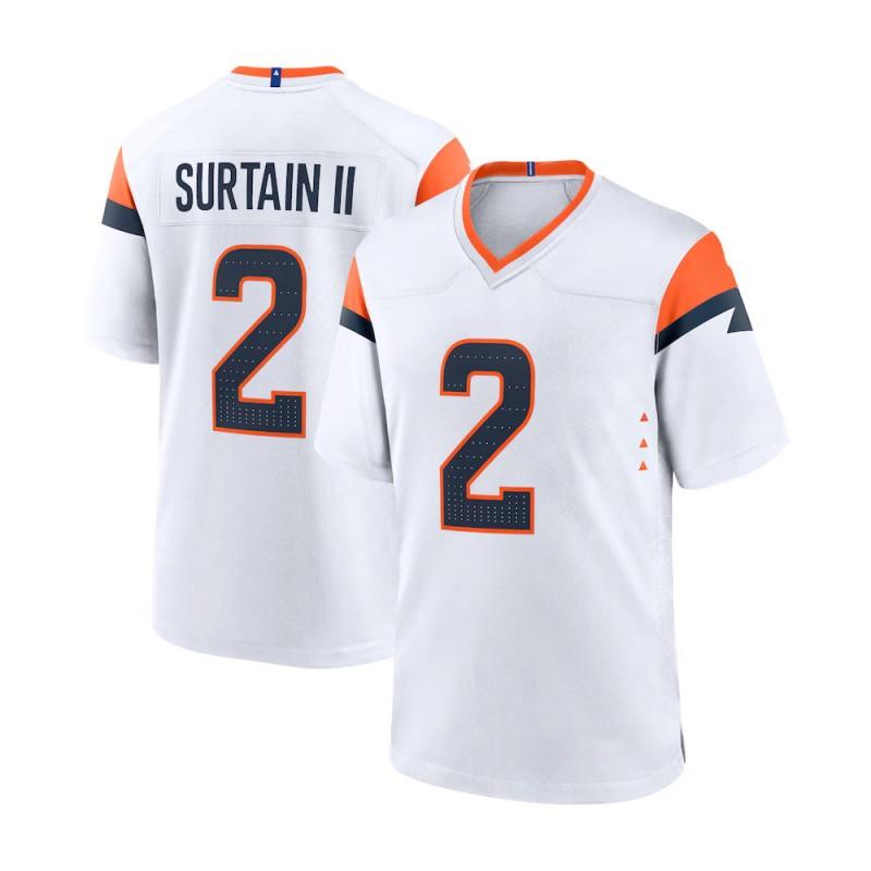 Denver Broncos NFL Football Jersey Mens Quick Dry Embroidered Team Uniform Size 2